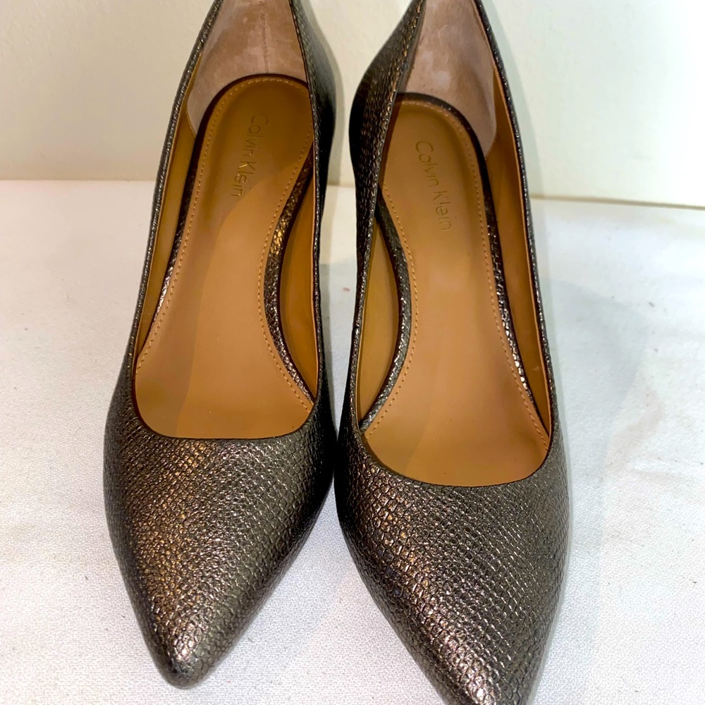 The Calvin Klein Gayle pumps size 5.5M Pewter